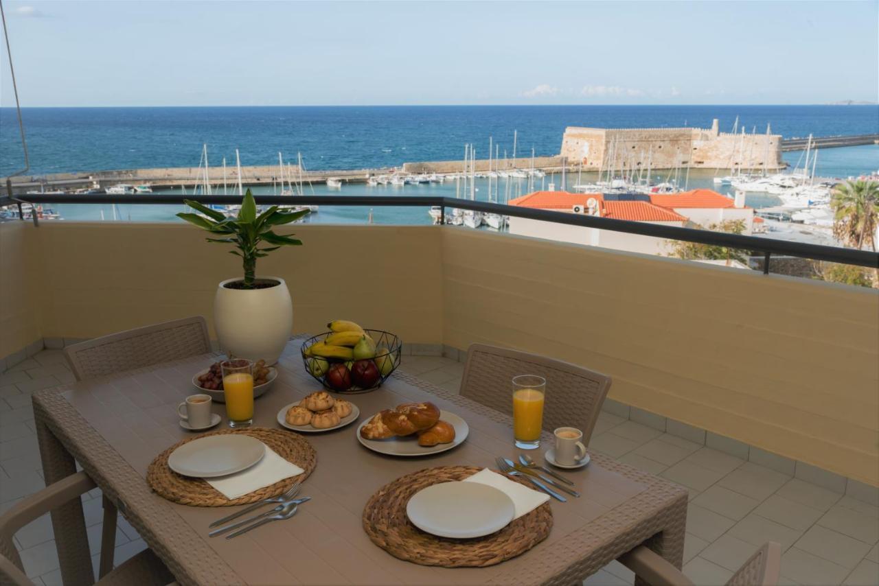 Koules Sea View City Apartment Heraklion Exteriör bild